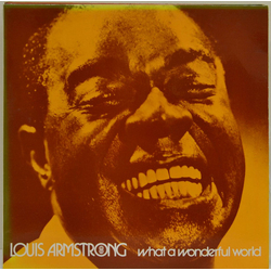 Louis Armstrong What A Wonderful World Vinyl LP USED