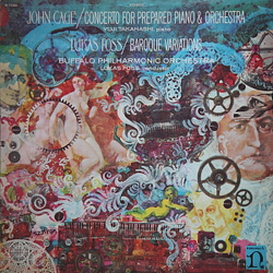 John Cage / Lukas Foss Concerto For Prepared Piano & Orchestra / Baroque Variations Vinyl LP USED