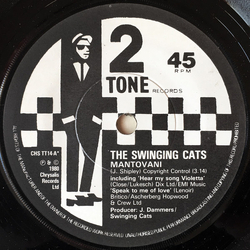 The Swinging Cats Mantovani / Away Vinyl 7" USED