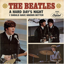 The Beatles A Hard Day's Night Vinyl 7" USED