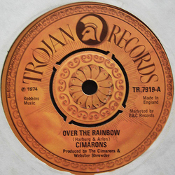 The Cimarons Over The Rainbow / We Are Not The Same Vinyl 7" USED
