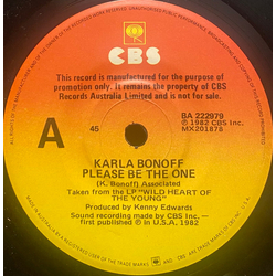 Karla Bonoff Please Be The One Vinyl 7" USED