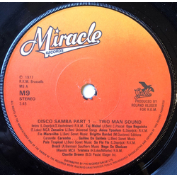 Two Man Sound Disco Samba Vinyl 7" USED