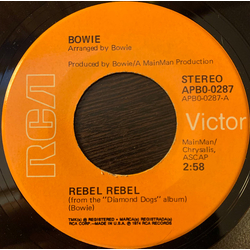 David Bowie Rebel Rebel Vinyl 7" USED