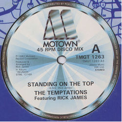 The Temptations / Rick James Standing On The Top Vinyl 12" USED