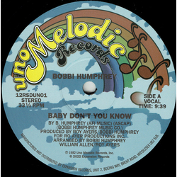 Bobbi Humphrey Baby Don't You Know Vinyl 12" USED