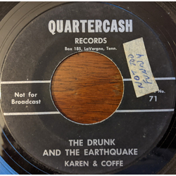 Karen & Coffee The Drunk And The Earthquake Vinyl 7" USED