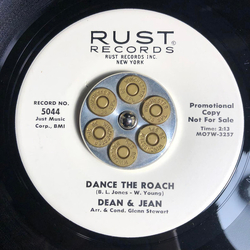 Dean & Jean Dance The Roach Vinyl 7" USED