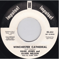 Hank Jones / Oliver Nelson Winchester Cathedral Vinyl 7" USED