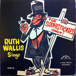 Ruth Wallis For Sophisticates Only Vinyl LP USED