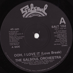 The Salsoul Orchestra Ooh, I Love It (Love Break) Vinyl 12" USED