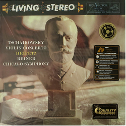 Pyotr Ilyich Tchaikovsky / Jascha Heifetz / Fritz Reiner / Chicago Symphony Orchestra Violin Concerto Vinyl LP USED