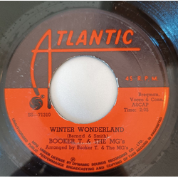 Booker T & The MG's Jingle Bells / Winter Wonderland Vinyl 7" USED