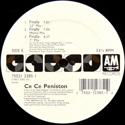 Ce Ce Peniston Finally Vinyl 12" USED