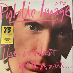 Public Image Limited This Is What You Want... This Is What You Get Vinyl LP USED