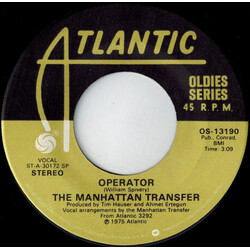 The Manhattan Transfer Operator / Clap Your Hands USED VINYL 7INCH 45 RPM SINGLE REISSUE STEREO