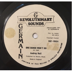 Audrey Hall One Dance Won't Do Vinyl 7" USED
