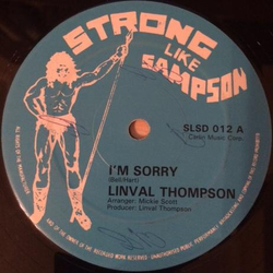 Linval Thompson I'm Sorry / My Little Honey Vinyl 12" USED