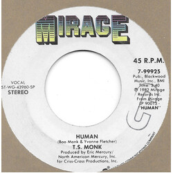 T.S. Monk Stand / Human USED VINYL 7INCH 45 RPM SINGLE STEREO