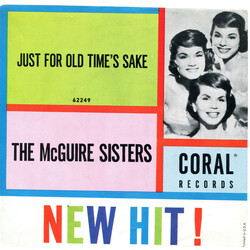 McGuire Sisters Just For Old Time's Sake USED VINYL 7INCH 45 RPM SINGLE