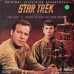 Alexander Courage Star Trek, From The Original Pilots: The Cage & Where No Man Has Gone Before (Original Television Soundtrack) Vinyl LP USED