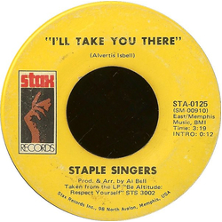 The Staple Singers I'll Take You There Vinyl 7" USED