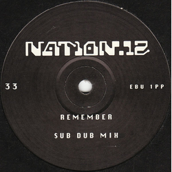 Nation 12 Remember (Inc. Listen To The Drummer!) Vinyl 12" USED