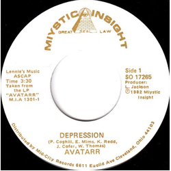 Avatarr Depression / So Glad I Found You Vinyl 7" USED