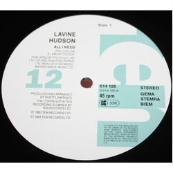 Lavine Hudson All I Need Vinyl 12" USED