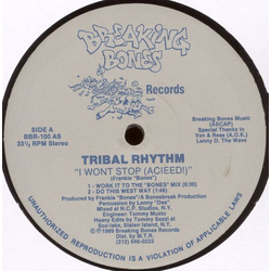 Tribal Rhythm I Won't Stop (Acieed!) Vinyl 12" USED
