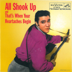 Elvis Presley / The Jordanaires All Shook Up Vinyl 7" USED