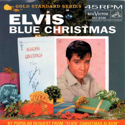Elvis Presley Wooden Heart / Blue Christmas Vinyl 7" USED