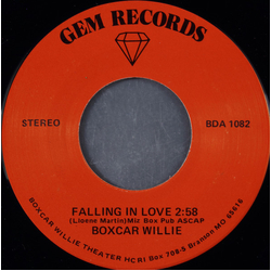 Boxcar Willie Falling In Love / Maggie Vinyl 7" USED