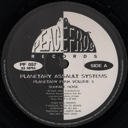 Planetary Assault Systems Planetary Funk Volume 5 Vinyl 12" USED