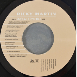 Ricky Martin She's All I Ever Had Vinyl 7" USED