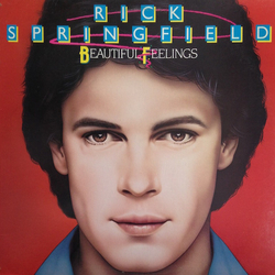 Rick Springfield Beautiful Feelings Vinyl LP USED