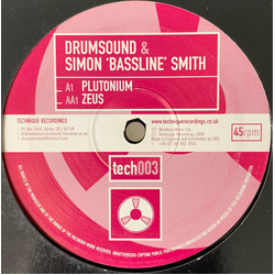 Drumsound & Simon "Bassline" Smith Plutonium / Zeus Vinyl 12" USED