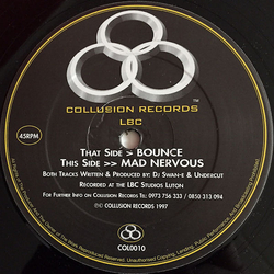L.B.C. Mad Nervous / Bounce Vinyl 12" USED
