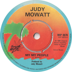 Judy Mowatt My My People Vinyl 7" USED