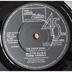 Marvin Gaye / Tammi Terrell The Onion Song Vinyl 7" USED