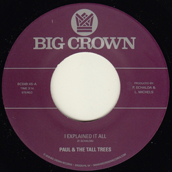 Paul & The Tall Trees / Mattison I Explained It All / Watch Out Vinyl 7" USED