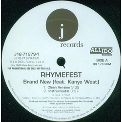 Rhymefest / Kanye West Brand New Vinyl 12" USED