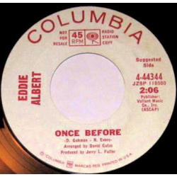 Eddie Albert Once Before Vinyl 7" USED