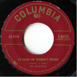 Al Morgan (3) I'm Paying For Yesterday's Mistakes / Let's Dance The Ragtime, Darlin' USED VINYL 7INCH 45 RPM