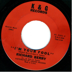 Richard Berry I'm Your Fool / In A Real Big Way Vinyl 7" USED