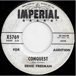 Ernie Freeman Conquest / The Swingin' Preacher Vinyl 7" USED
