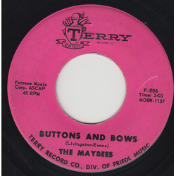The Maybees Buttons And Bows Vinyl 7" USED
