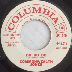 Commonwealth Jones Do Do Do Vinyl 7" USED