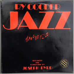 Ry Cooder Jazz Vinyl LP USED
