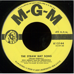 Desi Arnaz And His Orchestra The Straw Hat Song / Forever, Darling Vinyl 7" USED